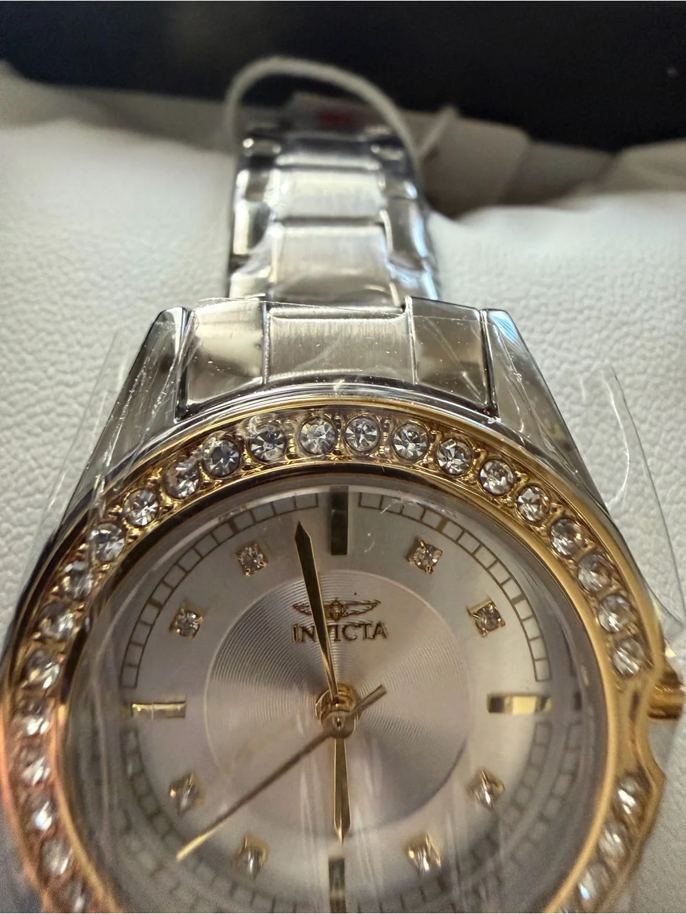 Invicta Angel Two Tone Crystal Watch